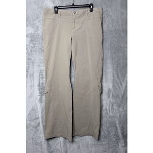 Athleta Womens Tan Nylon Stretch Utility Cargo Hiking Pants GorpcoreSize 16
